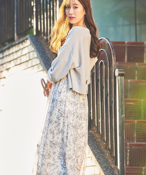 LAISSE PASSE 「LAISSE PASSE」 半袖ワンピース MEDIUM ライトブルー  