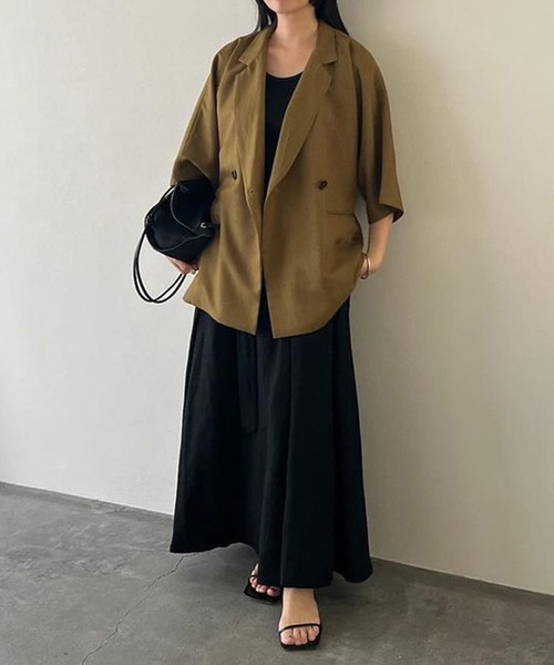 MANOF（マノフ） スカート BELTED TUCK FLARE SKIRT : ZOZOTOWN Yahoo