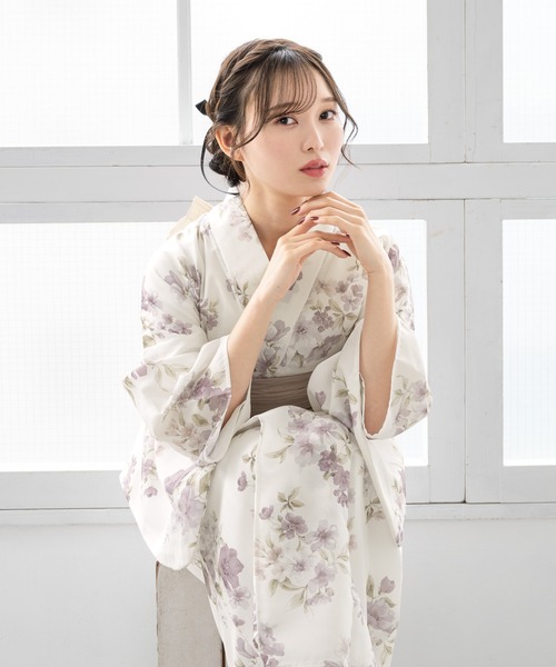 SOUBIEN 浴衣 夏を彩るレディース浴衣2点セット （浴衣＋帯