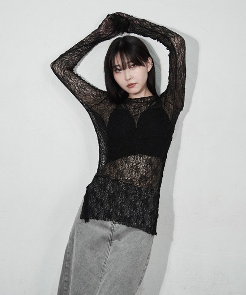 メッシュレーストップス レディース : ZOZOTOWN Yahoo!店 - 通販