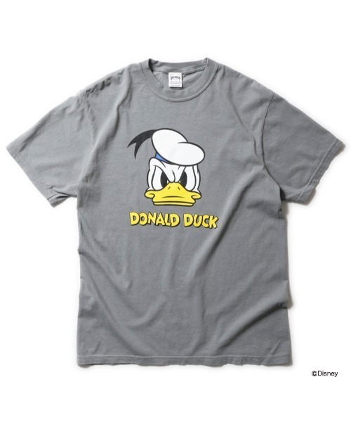 tシャツ 「Disney Collection」HOUSTON ヒューストン DONALD DUCK PRINT S/S TEE ドナルドダック プリ