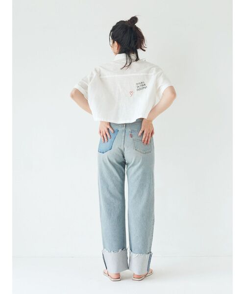 ※ちぃ※ Ungridブラウス Ungrid マルチサイズ ブラウス シャツ ストライプビッグシャツ