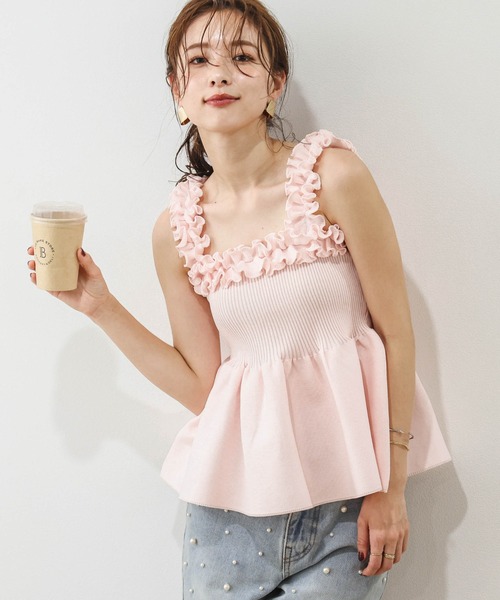 フリルペプラムニット レディース : ZOZOTOWN Yahoo!店 - 通販