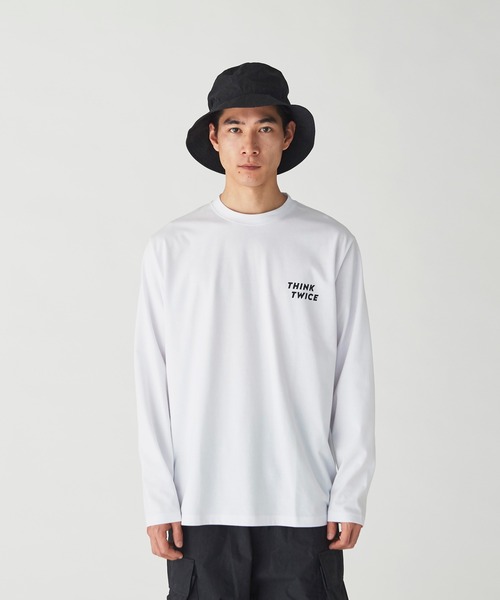 snow peak tシャツ Think Twice Long Sleeve T-Shirt メンズ