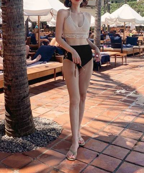 gossip!ロサンゼルス 水着 2wayクロシェ水着 / スイムウェア / 2点