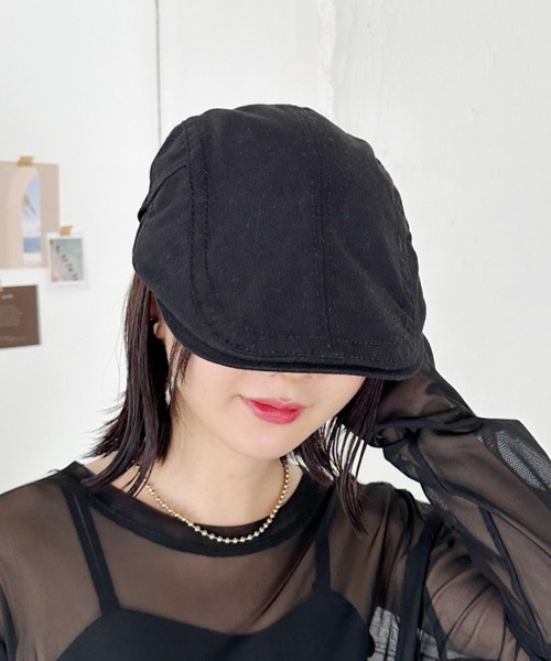 MARINE SERRE（マリーンセル） 帽子 ベレー帽 FELTED WOOL BERET