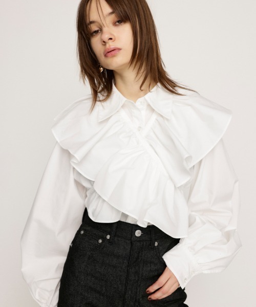 Many frill tops  メニーフリルトップス レディース HeRIN.CYE Many frill tops メニーフリルトップス レディース