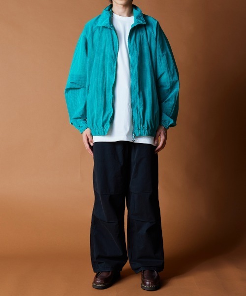 Rさま専用　ナイロンファンネルネックジャケット R. ナイロンジャケット : Loose Sunshade Stand Jacket メンズ