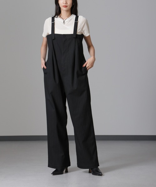 サロペット・オーバーオール・オールインワン UNOF LIFT OVERALL BLACK UNIVERSAL OVERALL（ユニバーサルオーバーオール） サロペット
