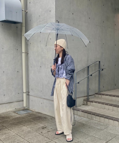 I AM WHAT I AM チェックシャツ I-SOOK ブラウス シャツ チェックルーズシャツ(kiharu select