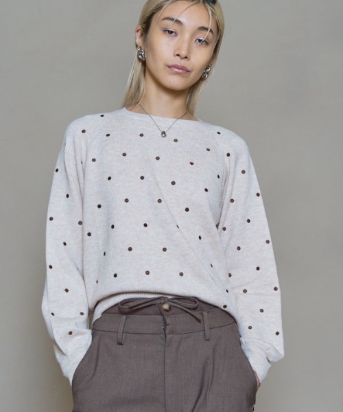 ニット セーター Secret heart Knit  シークレットハートニット レディース