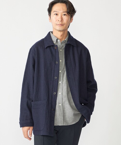 SHIPS（シップス） ブルゾン アウター SHIPS: ブラッシュド シャツ