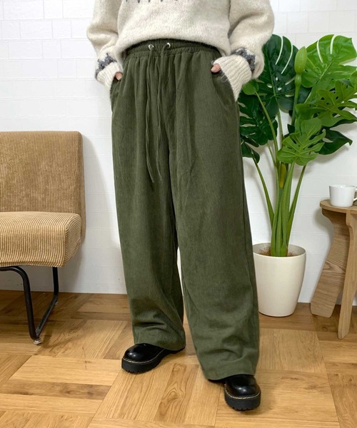 CRB カーゴパンツ コーデュロイイージーパンツ レディース : ZOZOTOWN