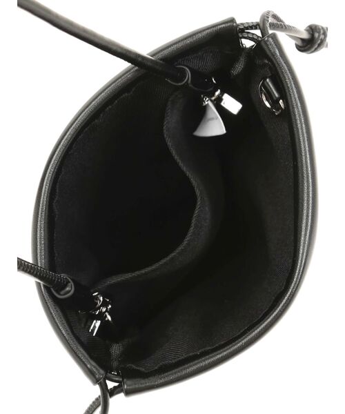 新品　エレンディーク　黒レザーバック ELENDEEK ショルダーバッグ バッグ マルチショルダーバッグ