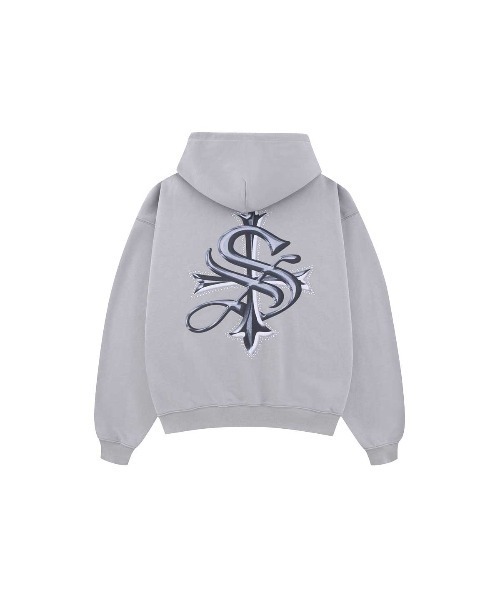 SUPPLIER サプライヤー　別注 CROSS ZIP HOODIE パーカー SUPPLIER（サプライヤー） パーカー フーディー｜Chrome Cross Zip