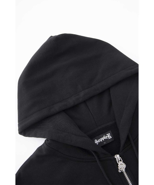 SUPPLIER ジップパーカー　XL SUPPLIER（サプライヤー） パーカー フーディー｜Chrome Cross Zip