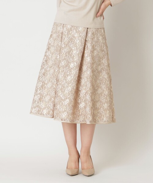 TO BE CHIC（トゥー ビー シック） スカート レース刺しゅう スカート