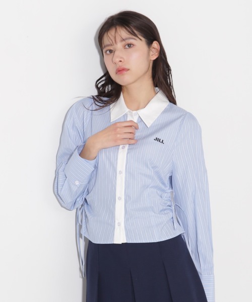 完売品 ジルバイジルスチュアート ウエストドローストリングシャツ 美品 2025 ウエストドローストリングシャツ | JILL by JILL STUART（ジル