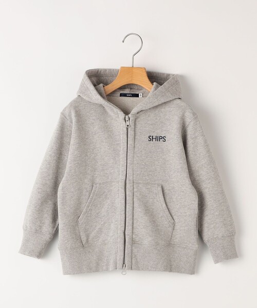 パーカー SHIPS KIDS:100〜130cm / ロゴ フード ジップ パーカ キッズ 子供服 男の子 女の子の画像