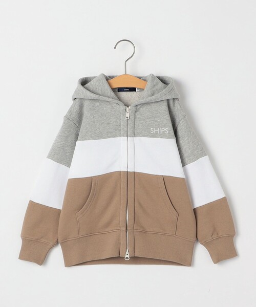パーカー SHIPS KIDS:100〜130cm / ロゴ フード ジップ パーカ キッズ 子供服 男の子 女の子の画像