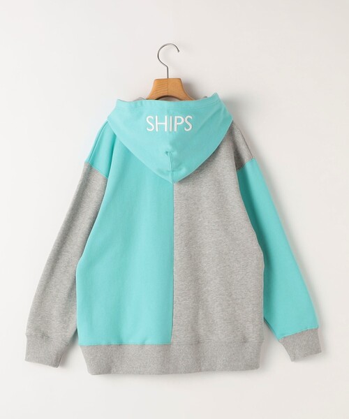 パーカー SHIPS KIDS:100〜130cm / ロゴ フード ジップ パーカ キッズ 子供服 男の子 女の子の画像