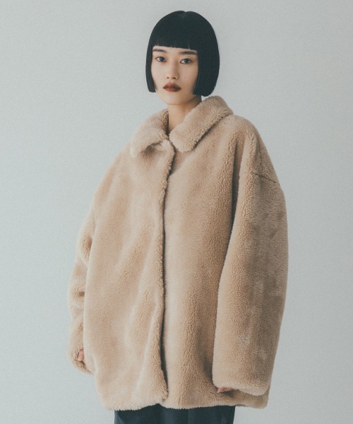 「NOMINE」 コート フリー ブラック レディース_画像2