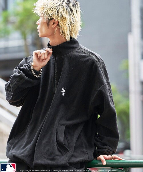 MLB ブルゾン LARGE ブラック メンズ : ZOZOTOWN Yahoo!店 - 通販