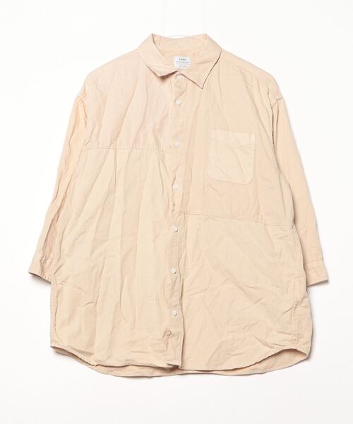 coen 「coen」 7分袖シャツ X-LARGE ベージュ メンズ : ZOZOTOWN