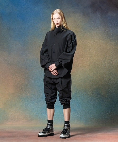 glamb サルエルパンツ glamb パンツ Long Rib Sarrouel Pants / ロングリブサルエル