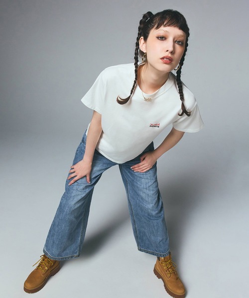 国内配送★X-girl★HAMBURGER DISTRESSED S/S TEE 2色 X-girl｜HAMBURGER DISTRESSED S/S TEE X-girl | Rakuten
