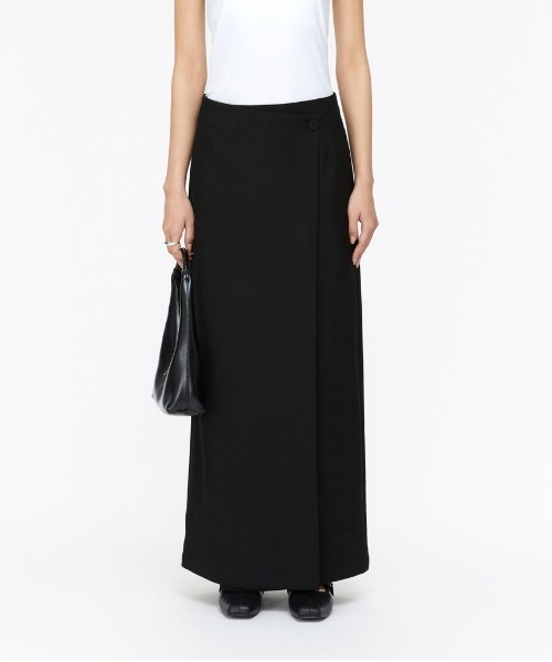 大人気【日本未入荷】 *STUDIO DOE* Western Pleated Long Skirt Studio Doe スカート Low-waist one-piece shift skirt