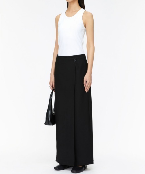 新品 Studio doe スカート Studio Doe スカート Three-dimensional layered slit skirt