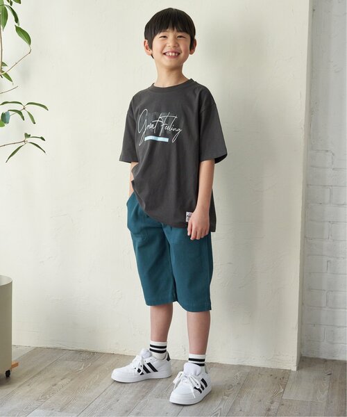 ikka（イッカ） パンツ 「親子コーデ」6.5分丈ストレッチイージー