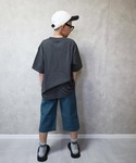 パンツ 「親子コーデ」6.5分丈ストレッチイー...の詳細画像5