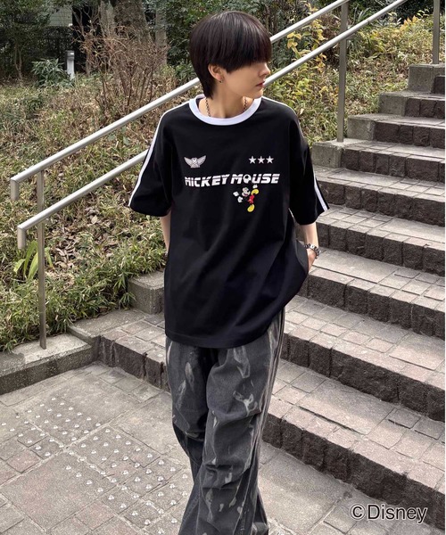 Disney（ディズニー） tシャツ 25SS Disney ユニフォームライク