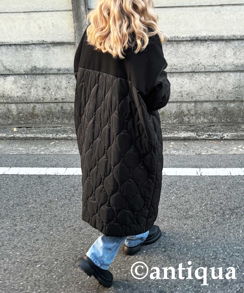 antiqua（アンティカ） 「patterntorso」コート ONESIZE ブラック