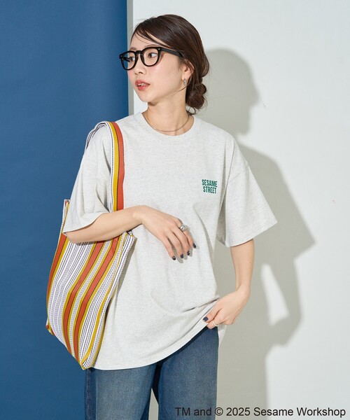tシャツ SESAME STREET/セサミストリート 別注 T PRINT LST レディース SESAME STREET/セサミストリート 別注 T PRINT LST（Tシャツ