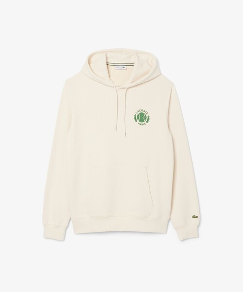 LACOSTE　テニスパーカー LACOSTE パーカー ヘリテージテニスロゴスウェットフーディー