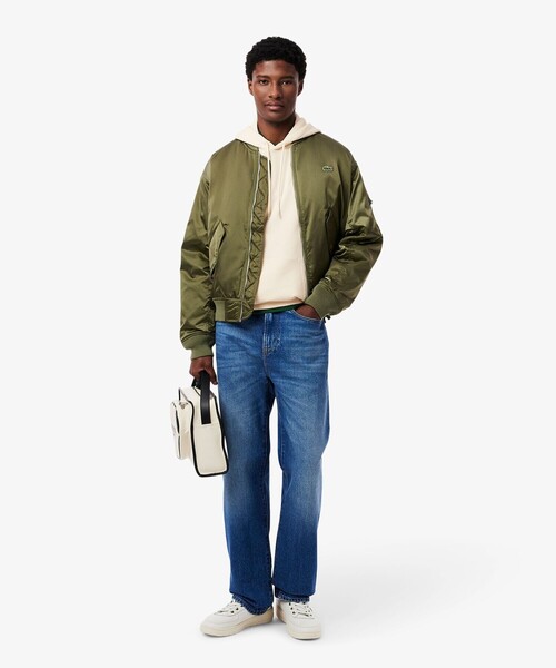 LACOSTE　テニスパーカー LACOSTE パーカー ヘリテージテニスロゴスウェットフーディー