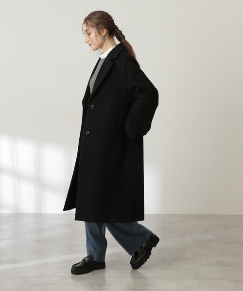 「N.（N. Natural Beauty Basic）」 チェスターコート SMALL ブラック レディース_画像3