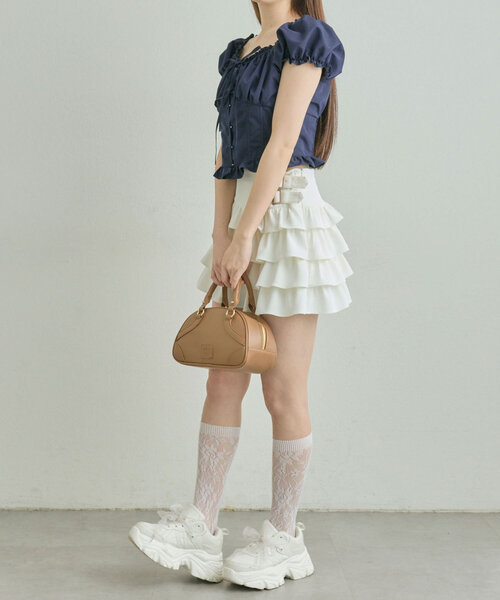 OLIVE des OLIVE（オリーブデオリーブ） ブラウス シャツ ダブルリボン