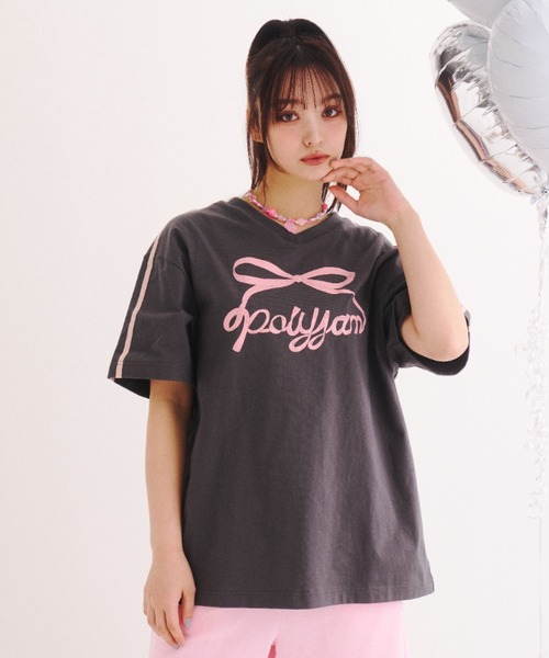 Poly Jam tシャツ Over size logo T-shirt / オーバーサイズ