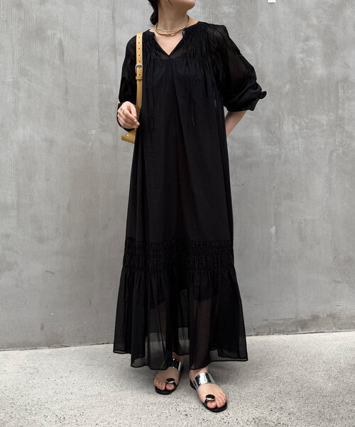 DouDou ワンピース スモッキングワンピース : ZOZOTOWN Yahoo!店