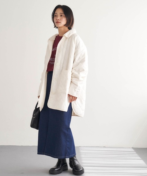 「Chaco closet」 コート FREE アイボリー レディース_画像2