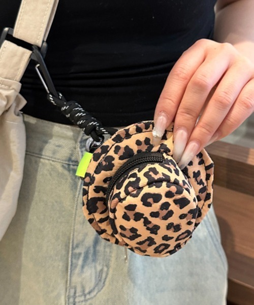 ぽーち？ Pochi Pouch ポーチ Pouch/カラビナ付き ハット型 ミニ ジップ