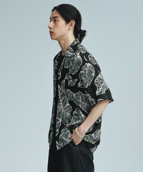 ADAM ET ROPE'（アダムエロペ） シャツ 「BLACK＆WHITE」ボックス