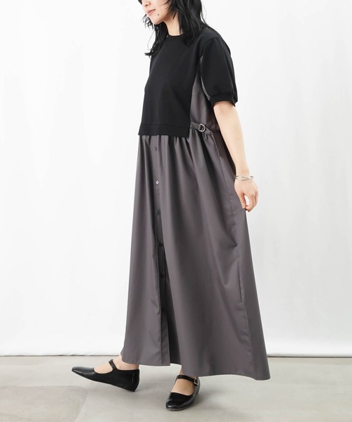 LADY LUCK LUCA ワンピース LC/LLL Tシャツドッキングワンピース
