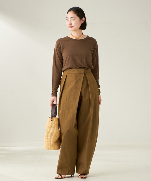 Plage【R'IAM】カフスロンT plage tシャツ R'IAM ルーズロンT レディース : ZOZOTOWN Yahoo