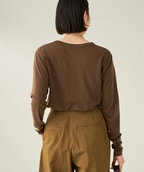 Plage【R'IAM】カフスロンT plage tシャツ R'IAM ルーズロンT レディース : ZOZOTOWN Yahoo