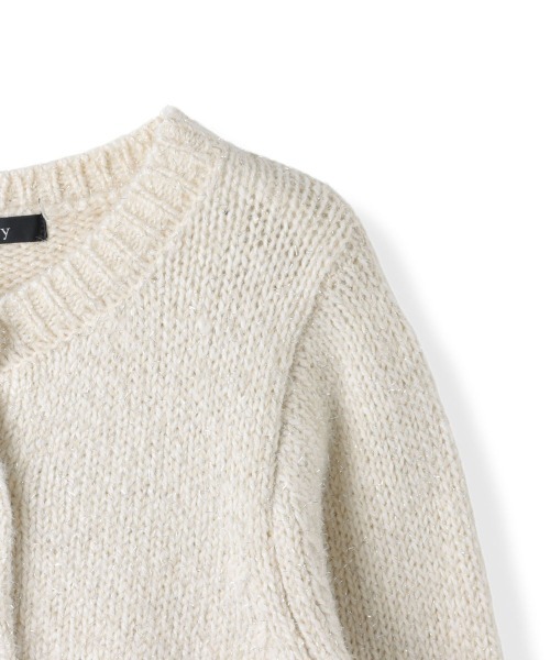 「ketty」 ニットカーディガン M ベージュ レディース_画像2